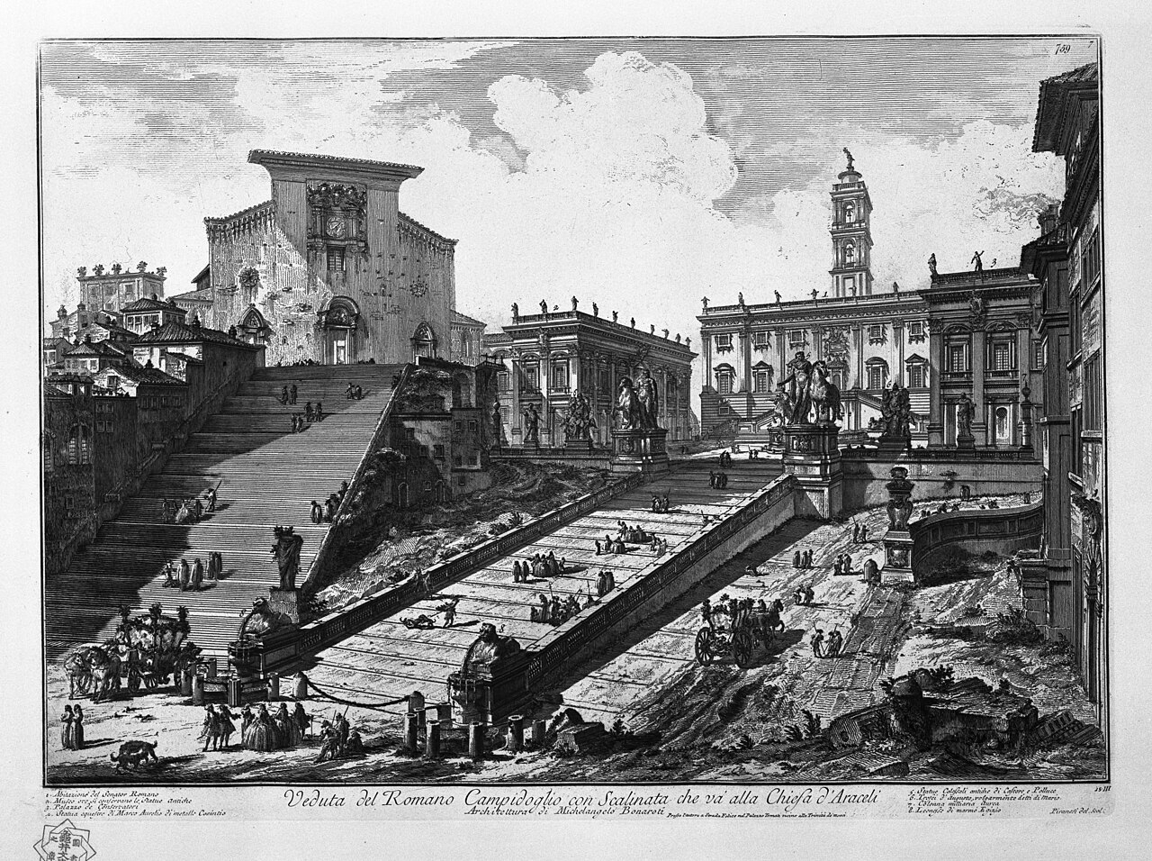 Michelangelo's project of the Campidoglio. Credit: Turismo Roma