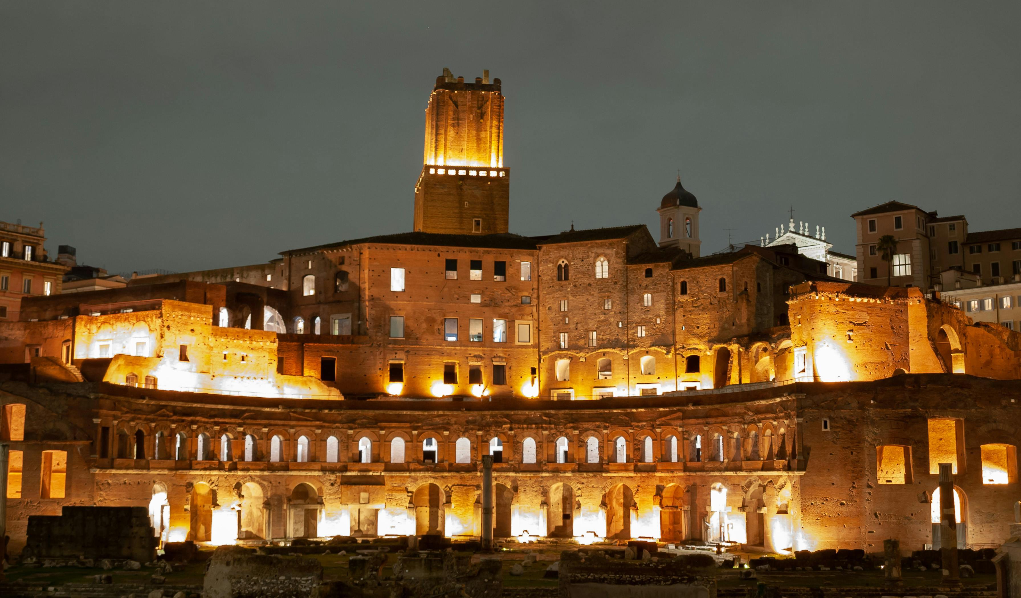 Trajan's Market in Rome, part of the Imperial fora